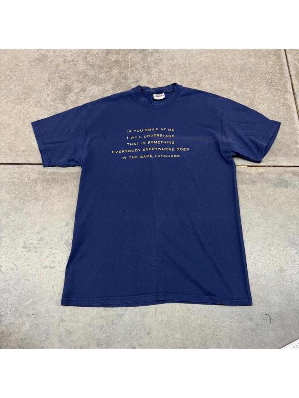 vintage if you smile at me crosby stills and nash rock band shirt size large